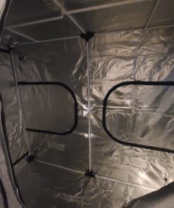 Zazzy Grow Tent, 96“X48 X78 Plant Growing Tents 600D Mylar Hydroponic Indoor Grow Tent with Window, Kit Bag & Floor Tray 96"X48"X78" 39 71C FU6RrnL 1