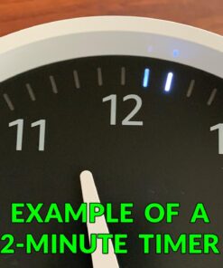 Echo Wall Clock - see timers at a glance - requires compatible Echo device 29 71C XgsQxAL