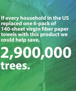 Seventh Generation Paper Towels, 100% Recycled Paper, 2-Ply, 6 Roll, 6 Count (Pack of 2) 6 Count (Pack of 2) 13 71C m62UcIL