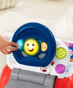 Fisher-Price Laugh & Learn 3-In-1 Smart Car, Baby Walker & Toddler Ride-On Toy with Smart Stages Learning Content for Ages 9+ Months Standard 34 71C r0c2RUL
