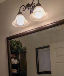 Design House 514471 Millbridge 2 Light Wall Light, Oil Rubbed Bronze Oil-Rubbed Bronze 2-Light Flush Mount Ceiling Light 69 71C0EhbAkFL