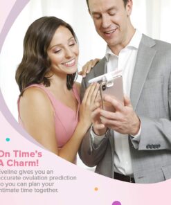 Eveline Digital Ovulation Test Predictor Kit - Easy at Home Ovulation Test Strips with Smart Scanner, Digital Results on Eveline App, 1 Cycle Supply Pregnancy Must-Haves - 99% Accuracy, 5 LH Strips 1 Count (Pack of 1) 15 71C0YYcnXL