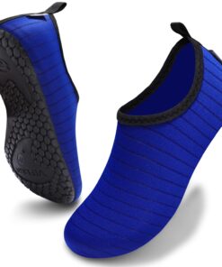 Alternative view of VIFUUR Water Sports Shoes Barefoot Quick-Dry Aqua Yoga Socks Slip-on for Men Women 11-12 Women/9.5-10.5 Men Blue