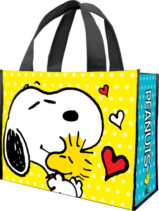 Peanuts Large Recycled Shopper Tote 85473 Shopping Bag, Large