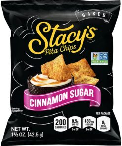 Alternative view of Stacy's Cinnamon Sugar Flavored Pita Chips, 1.5 Ounce (Pack of 24) 1.5 Ounce (Pack of 24)