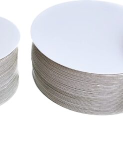 Carefree Cake Rounds Cardboard Base Grease Proof 4 & 6 inch / 50-6 inch, 50-4 inch (100 pcs total) 11 71C3UIWc 5L