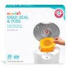 Munchkin® Arm and Hammer Diaper Pail Snap, Seal and Toss Refill Bags, Holds 600 Diapers, White 20 Count 20 Pack 53 71C3xKcDXhL