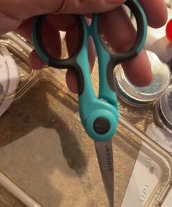 SINGER 00557 4-1/2-Inch ProSeries Detail Scissors with Nano Tip, Teal 1-Pack 40 71C3zSYkoL