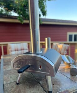 ooni Fyra 12 Wood Fired Outdoor Pizza Oven - Portable Hard Wood Pellet Pizza Oven - Ideal for Any Outdoor Kitchen - Outdoor Cooking Pizza Maker - Backyard Pizza Ovens - Countertop Pizza Oven 38 71C4EoiVcL