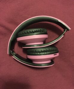 PowerLocus Bluetooth Over-Ear Headphones, Wireless Stereo Foldable Headphones Wireless and Wired Headsets with Built-in Mic, Micro SD/TF, FM for iPhone/Samsung/iPad/PC (Purple) Purple 66 71C4Q6sv 9L