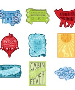 Alternative view of Provo Craft 2002851 Intricate Cut Quotes Cricut Shape Cartridge, Multicolor