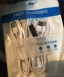 iPhone Charger, 6Pack 3FT Lightning Cable Sundix iPhone Charger Cable Charging Cord Compatible iPhone 14/13/12/12Pro/12ProMax/11/11Pro/11Pro MAX/XS/XS MAX/XR/X/8/8Plus/7/7Plus and More White 36 71C4bRhrs2L