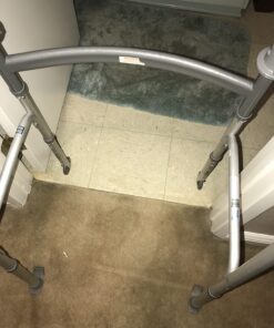 Drive Medical 10226-1 Trigger Release Folding Walker, Brushed Steel 25 71C5HATCxNL