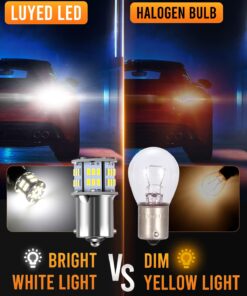 New generation 12-24v !Super Bright Low Power !5 x 650 Lumens 1156 1141 1003 3014 54smd Led Light bulb Use for Back Up Reverse Lights,Brake Lights,Tail Lights,Rv lights White 29 71C5Q6QPa9L 1