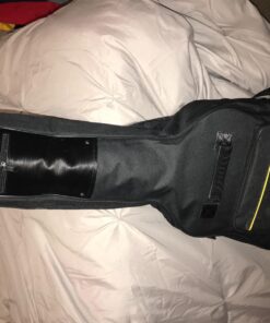 Faswin 41 Inches Guitar Bag Dual Adjustable Shoulder Strap Acoustic Guitar Gig Bag, Guitar Case Waterproof Oxford Cloth 0.3 Inch Thicken Sponge Pad, Black 56 71C68DRLYpL