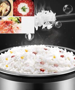 Rice Cooker&Steamer 10L Large Capacity 4-Layer Black Crystal Non-Stick Liner for Household&Commercial Use for 5~16 People Rice Cooker 13 71C6N7AqTKL
