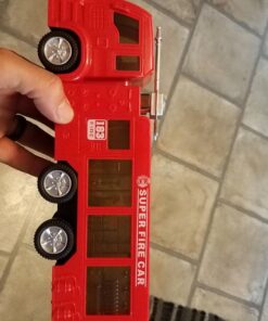 WolVolk Electric Firetruck - Unstoppable Adventure with Stunning 3D Lights and Sirens Fire Truck Toys for 3 Year Old Boys 23 71C7 MV9PFL