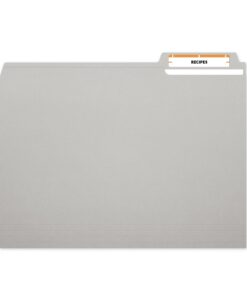 MACO Orange File Folder Labels, 9/16 x 3-7/16 Inches, 248 Per Box (FF-L7) 4 71C72R1fwzL