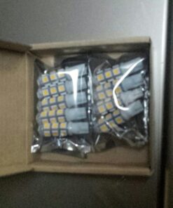 GRV T10 921 194 C921 13-5050 SMD Wedge LED Bulb Lamp Super Bright Warm White DC 12V Pack of 10 10 Pcs 37 71C78AAvxFL
