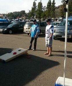 SC Cornhole Games Weather Resistant Cornhole Bags (Set of 8) - Professional Regulation Size/Weight (16 oz) - Use on Pro Corn Hole Boards or Bean Bag Toss Sets Red/Royal Blue 29 71C7Nv7CLXL