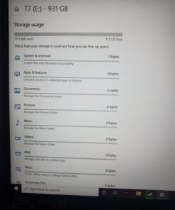 SAMSUNG SSD T7 Portable External Solid State Drive 1TB, Up to USB 3.2 Gen 2, Reliable Storage for Gaming, Students, Professionals, MU-PC1T0H/AM, Blue 1 TB 54 71C7TO7 AGL