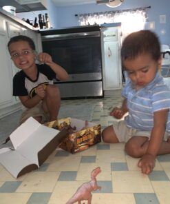 Dinosaur Toys - 20 Packs Dinosaur Figure Play Set with Educational Book, Toy for 3 4 5 6 7 8 Year Old Boys - Plastic Dinosaurs Birthday Gift for Kids 44 71C7kL W8L