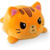 TeeTurtle - The Original Reversible Cat Plushie - Orange Tabby - Cute Sensory Fidget Stuffed Animals That Show Your Mood Happy + Angry Orange Tabby 47 71C8Haa9HL