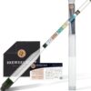Brewer's Elite Hydrometer - for Home Brew Beer, Wine, Mead and Kombucha - Deluxe Triple Scale Set, Hardcase and Cloth - Specific Gravity ABV Tester Hydrometer Set 2 71C8s0m5yML