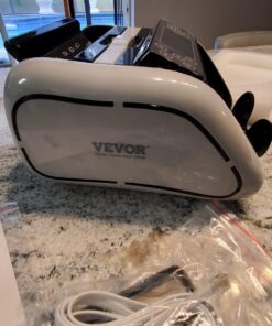 VEVOR Money Counter Machine, Bill Counter with UV/MG/IR/DD/DBL/HLF/CHN Counterfeit Detection, Counting/Value Count/Add/Batch Modes, USD/EUR Money Counting Machine with LCD Display for Small Business 40 71C9KHGlB2L