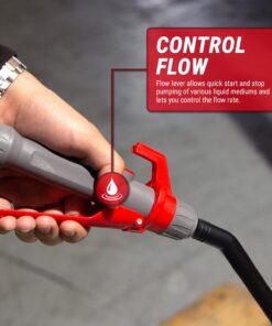 Alternative view of TERA PUMP A-TREP01-001 TREP01 Multi-Purpose Battery Powered Fuel Transfer Pump - 2D Battery, 2.5 GPM 2D Battery - 2.5 GPM