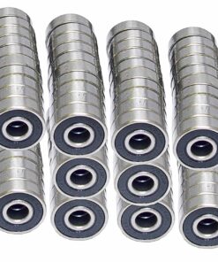 Pack of 100 608-2RS Skateboard/Inline Skate/Rollerblade/Hockey Ball Bearings 8mm x 22mm x 7mm VXB Brand 13 71CACTtdsL