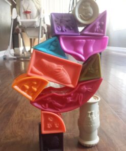 B. toys- Alphabetical Sort & Stack Developmental Baby Blocks- 26 soft blocks for kids & babys- Elemenosqueeze- 6 months + Baby Blocks Set 1 39 71CALf9zgkL