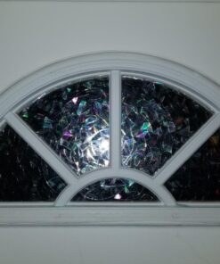 CottonColors Window Privacy Film Decorative Window Clings 3D Window Decals Static Stickers Rainbow Effect No-Adhesive Sliding Door Glass Films UV Blocking for Home, 11.8x78.7 Inch 11.8 by 78.7 In 50 71CAt6VZW5L