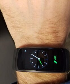 Samsung Gear Fit2 Smartwatch Large, Black 45 71CBH79cCwL