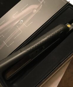 Herstyler Superstyler Onyx Ceramic Flat Iron, Ceramic Hair Straightener With Adjustable Temperature, Travel-friendly Dual Voltage Flat Iron Black 53 71CBsGM5ZjL