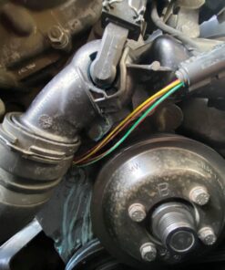 Alternative view of Wahler Thermostat Assembly with Housing