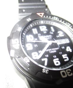 Casio EAW-MRW-200H-1BV Men's MRW200H-1BV Black Resin Dive Watch 38 71CCUrQ1QjL