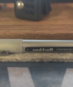 Uniball Vision Rollerball Black Pens Pack of 4, Fine Point Pens with 0.7mm Medium Black Ink, Ink Black Pen, Smooth Writing Bulk Pens, and Office Supplies 22 71CDBNROSNL