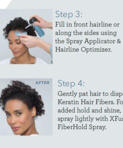 XFusion Keratin Hair Fibers - Black (Large Size 28g) Medium Brown 26 71CDK8p Z6L