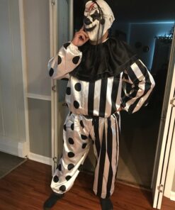 Fun World Costumes Killer Clown Complete One Size Black/White 31 71CDuZZOEcL