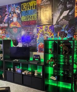 KSIPZE 100ft Led Strip Lights RGB Music Sync Color Changing,Bluetooth Led Lights with Smart App Control Remote,Led Lights for Bedroom Room Lighting Flexible Home Décor 32 71CExy3hXYL