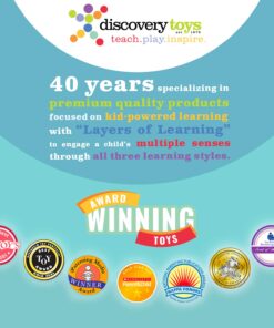 Discovery Toys Marbleworks Deluxe Marble Run | Kid-Powered Learning | STEM Educational Building Block Toy Learning & Childhood Development 5 Years Old and Up Deluxe Set 15 71CFGZ8nTL