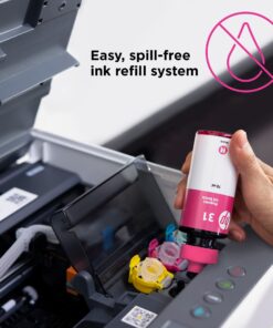 HP Smart -Tank 6001 Wireless Cartridge-Free all in one printer, this ink -tank printer comes with up to 2 years of ink included, with mobile print, scan, copy (2H0B9A) 55 71CG43W9k L