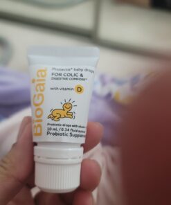 BioGaia Protectis Baby Probiotic Drops + Vitamin D | Reduces Colic, Gas & Spit-ups | Healthy Poops | Reduces Crying & Fussing & Promotes Digestive Comfort | Newborns, Babies & Infants | 0.34 oz 0.34 Fl Oz (Pack of 1) 35 71CGkCkV0rL 1