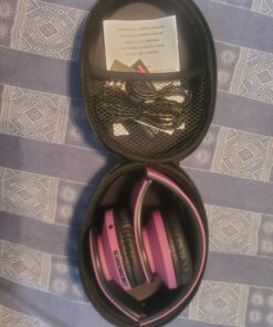 PowerLocus Bluetooth Over-Ear Headphones, Wireless Stereo Foldable Headphones Wireless and Wired Headsets with Built-in Mic, Micro SD/TF, FM for iPhone/Samsung/iPad/PC (Purple) Purple 81 71CHCRcMatL