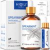 HIQILI Spearmint Essential Oil,100% Pure Natural - for Diffuser,Candle Making DIY - 3.38 Fl Oz. 3.38 Fl Oz (Pack of 1)