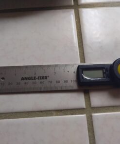 General Tools Digital Angle Finder Ruler #822 - 5" Stainless Steel Woodworking Protractor Tool with Large LCD Display 5-Inch 39 71CHkBPF4pL