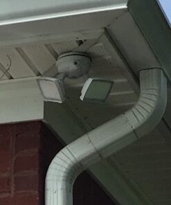 LEPOWER 3000LM Dusk to Dawn LED Security Light, 28W Flood Lights Outdoor with Photocell, 3000K Warm Light, IP65 Waterproof, 2 Adjustable Heads Exterior Outdoor Security Light for Garage, Backyard White 54 71CHlQGCFRL