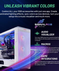Skytech Pro Eclipse Gaming PC Desktop - Intel Core i9 13900K 3.0 GHz, NVIDIA RTX 4090 24GB, 1TB NVME Gen4 SSD, 32GB DDR5 RAM, 420mm All-in-One Liquid Cooler, Windows 11 20 71CIJcabTIL