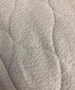 American Baby Company Waterproof Crib and Toddler Mattress Protector, Quilted Fitted Protector Pad Cover made with Organic Cotton Top Layer, 52“ x 28" Crib (28" x 52") 22 71CJyWgFNgL